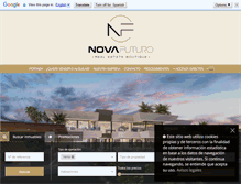 Tablet Screenshot of novafuturo.com